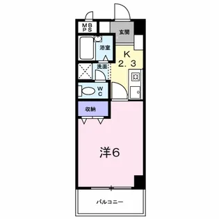 ウエスト・アベニュー【3階】の間取り