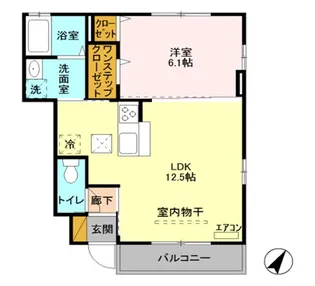 エスポアール東大宮【1階】の間取り