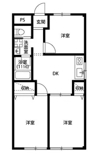 グランド東大宮【2階】の間取り