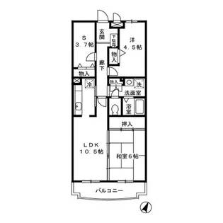 フローレスタ カーサ【1階】の間取り