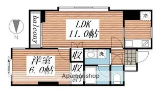 メゾン・ド・アシュヴェ【2階】の間取り