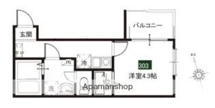 CELLHILLS大宮EAST【303号室】の間取り