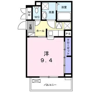 メゾン・ド・ソレイユ【1階】の間取り