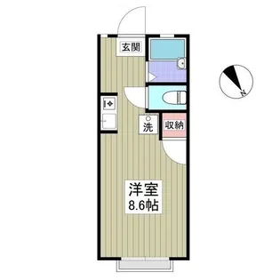 フォレスト東大宮【1階】の間取り