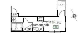 MELDIA東大宮Ⅲ【3階】の間取り