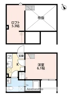 メルサンディ【2階】の間取り