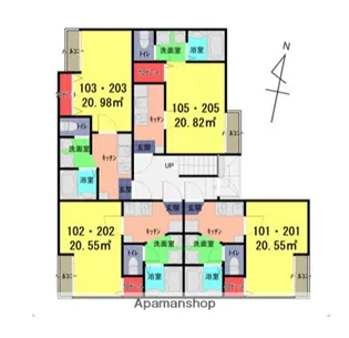 さくらひなたのSENTIERO【1階】の間取り