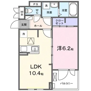 マグノーリエ【1階】の間取り