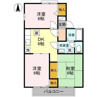 セジュールグランデ Ⅰ【1階】の間取り