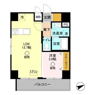 GARDEN HOUSE Ⅲ 大宮土呂駅前【3階】の間取り
