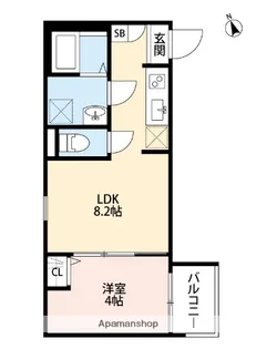 オリエンタルコート東大宮【1階】の間取り
