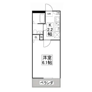 MQuarto東大宮【1階】の間取り