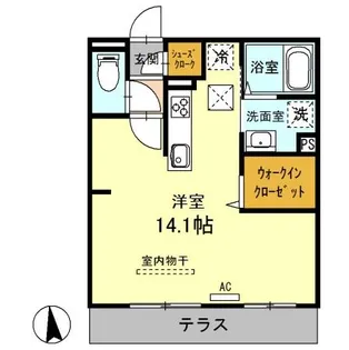 ファルナーズ【1階】の間取り