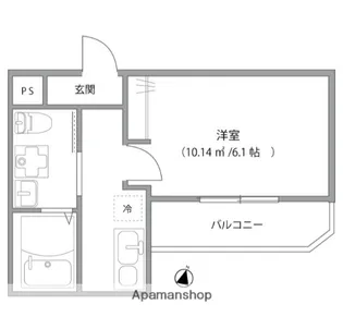 DELIGHT TOWN【2階】の間取り