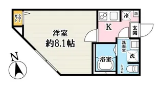 モンターニャ・グランデ東岩槻B【2階】の間取り