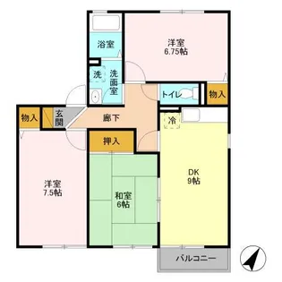 メゾンアルファ II【2階】の間取り