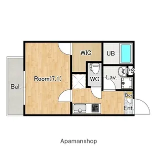 カレント大和田【1階】の間取り