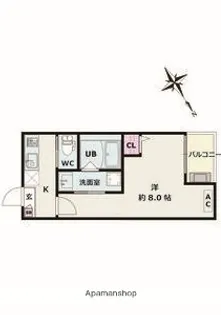 JACK MARUGASAKIⅡ【1階】の間取り