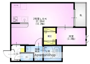 REGALEST東大宮【1階】の間取り