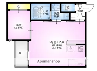 REGALEST東大宮【1階】の間取り