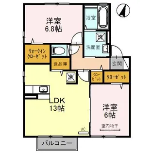 ビーノ II【2階】の間取り