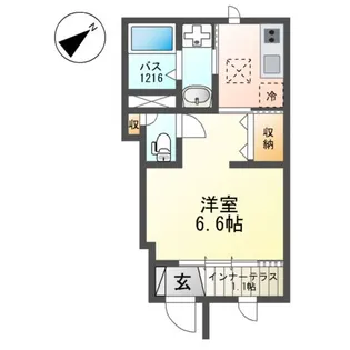コンフォール・エメ【1階】の間取り