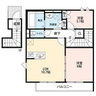 MEMORY COURT【2階】の間取り
