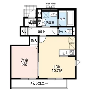 MEMORY COURT【1階】の間取り