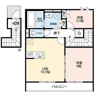 MEMORY COURT【2階】の間取り