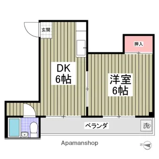 メゾン秦【201号室】の間取り