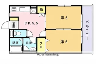 ガーデンヒルズ【1階】の間取り