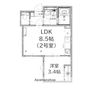 アヴニール宮原【3階】の間取り