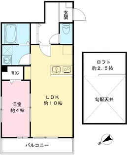 ステラフィオーレ【203号室号室】の間取り