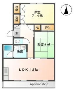 エルクレールⅡ【1階】の間取り