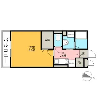 コアロード D【3階】の間取り