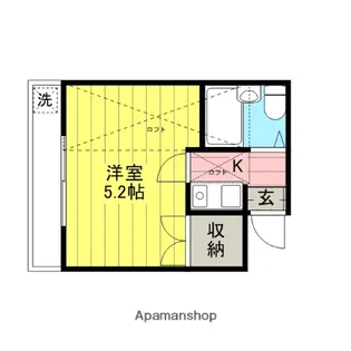 プレメール【104号室】の間取り