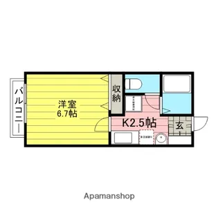 Nハウス2【201号室】の間取り