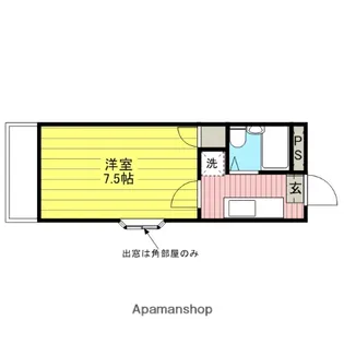 イーストハイツ【201号室】の間取り