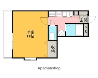 ホクセツハイツ東大宮【301号室】の間取り