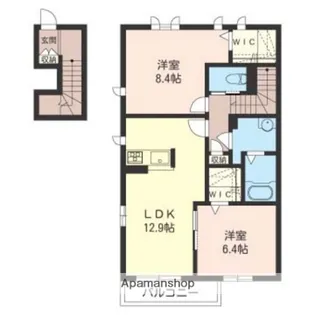 セレナヴィラ【2階】の間取り