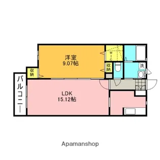 メゾン文家【202号室】の間取り