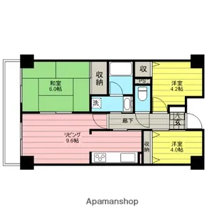 グラン・ヴィスタ【306号室】の間取り