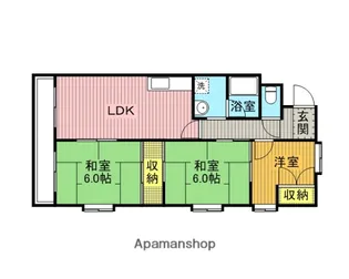 埼玉県さいたま市北区大成町4丁目【マンション】の間取り