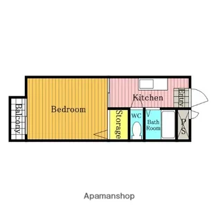 チェリー吉田【1階】の間取り