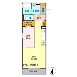 ILSOLE 土呂町【2階】の間取り