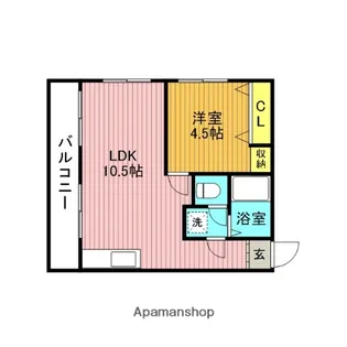 白石ビル【301号室】の間取り