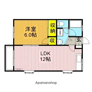 メゾン・リラ【106号室】の間取り