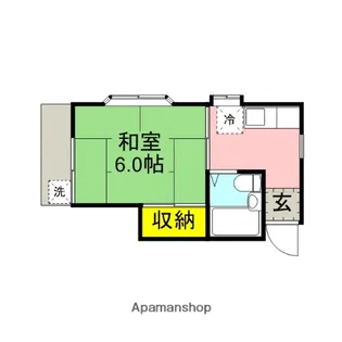 デュエット寿能【103号室】の間取り