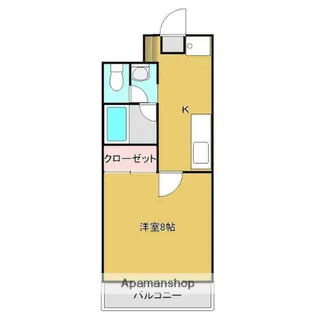 グランハウゼン【302号室】の間取り