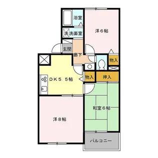 第2グリーンハイツ【202号室】の間取り